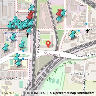 Mappa Cavalcavia Buccari, 20134 Milano MI, Italia (0.18519)