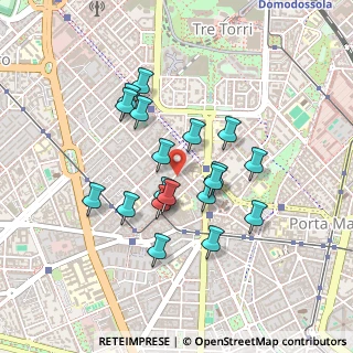 Mappa Via S. Siro, 20149 Milano MI, Italia (0.373)