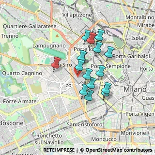 Mappa Via Alberto Mario, 20149 Milano MI, Italia (1.32125)