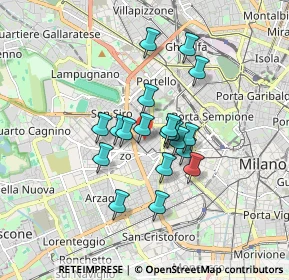 Mappa Via Alberto Mario, 20149 Milano MI, Italia (1.26737)