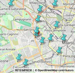 Mappa Via Alberto Mario, 20149 Milano MI, Italia (2.17692)