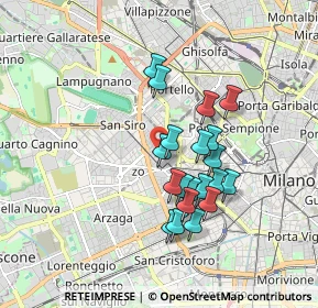 Mappa Via Alberto Mario, 20149 Milano MI, Italia (1.4905)