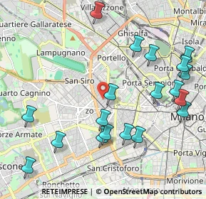 Mappa Via Alberto Mario, 20149 Milano MI, Italia (2.41421)