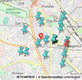 Mappa Via Alberto Mario, 20149 Milano MI, Italia (0.8975)