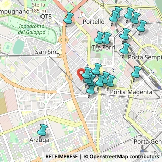 Mappa Via Alberto Mario, 20149 Milano MI, Italia (1.101)