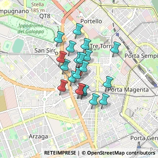 Mappa Via Alberto Mario, 20149 Milano MI, Italia (0.6155)