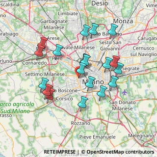 Mappa Via Alberto Mario, 20149 Milano MI, Italia (6.96053)