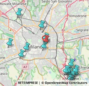 Mappa Via Carlo Poerio, 20129 Milano MI, Italia (5.971)