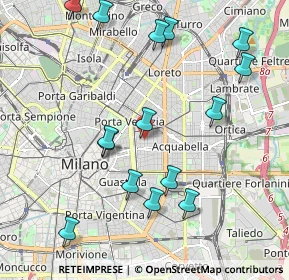 Mappa Via Carlo Poerio, 20129 Milano MI, Italia (2.26267)
