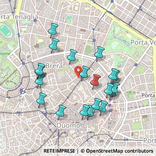 Mappa Via Manzoni, 20121 Milano MI, Italia (0.494)