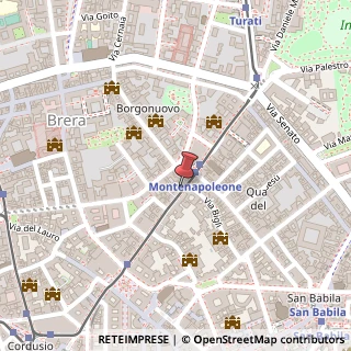 Mappa Via Alessandro Manzoni, 23, 20121 Milano, Milano (Lombardia)