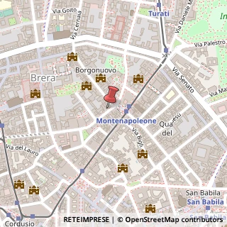 Mappa Via Monte di Piet?, 23, 20121 Milano, Milano (Lombardia)