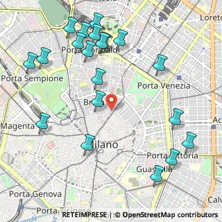 Mappa Via Croce Rossa, 20121 Milano MI, Italia (1.276)