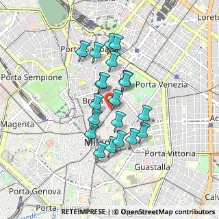 Mappa Via Croce Rossa, 20121 Milano MI, Italia (0.702)