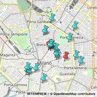 Mappa Via Manzoni, 20121 Milano MI, Italia (0.8715)