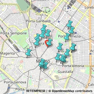 Mappa Via Croce Rossa, 20121 Milano MI, Italia (0.8405)