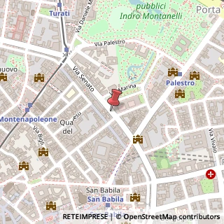 Mappa Via Senato,  13, 20121 Milano, Milano (Lombardia)