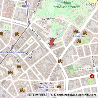 Mappa Via Senato, 10, 20121 Milano, Milano (Lombardia)