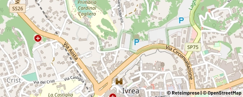 Mappa Ivrea