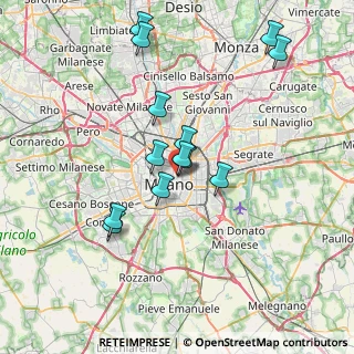 Mappa Corso Venezia, 20121 Milano MI, Italia (6.89923)