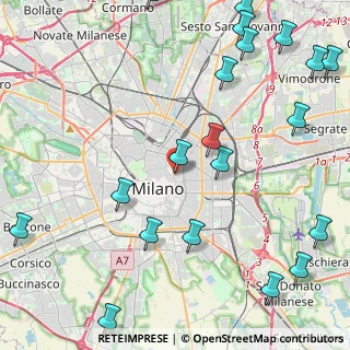 Mappa Corso Venezia, 20121 Milano MI, Italia (6.0595)