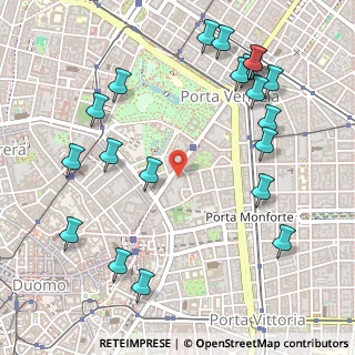 Mappa Corso Venezia, 20121 Milano MI, Italia (0.639)