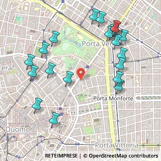 Mappa Corso Venezia, 20121 Milano MI, Italia (0.617)