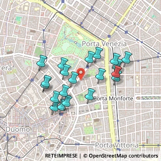 Mappa Corso Venezia, 20121 Milano MI, Italia (0.412)