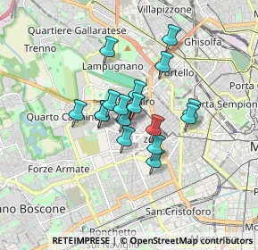 Mappa Via Morgantini Angolo, 20148 Milano MI, Italia (1.16529)