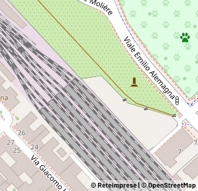 Mappa Viale Emilio Zola, 20123 Milano MI, Italia (0.1)