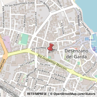 Mappa Piazza Garibaldi, 7, 2015 Desenzano del Garda, Brescia (Lombardia)