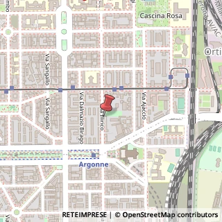 Mappa Via Illirico, 12/A, 20133 Milano, Milano (Lombardia)