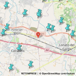 Mappa Via Cassetta, 25017 Calcinato BS, Italia (3.5865)