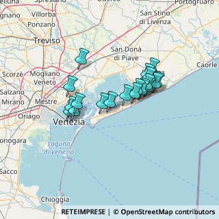 Mappa Via Fines, 30013 Cavallino-Treporti VE, Italia (10.892)