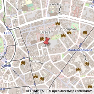 Mappa Via Brera, 7, 20121 Milano, Milano (Lombardia)