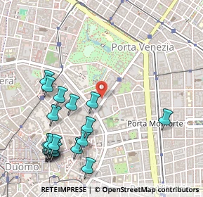 Mappa Via San Primo, 20121 Milano MI, Italia (0.6335)