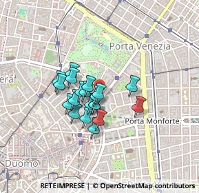 Mappa Via San Primo, 20121 Milano MI, Italia (0.286)
