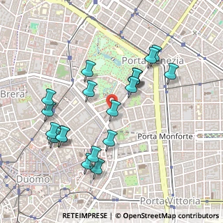 Mappa Via San Primo, 20121 Milano MI, Italia (0.484)