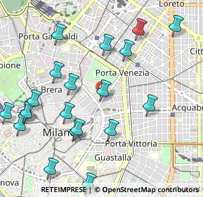 Mappa Via San Primo, 20121 Milano MI, Italia (1.21)