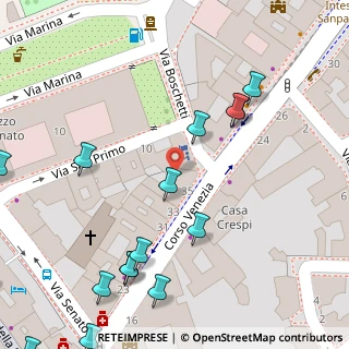 Mappa Via San Primo, 20121 Milano MI, Italia (0.112)
