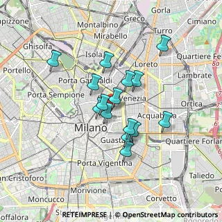 Mappa Via San Primo, 20121 Milano MI, Italia (1.34867)