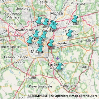 Mappa Via Tucidide, 20124 Milano MI, Italia (6.36615)
