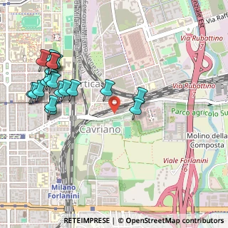 Mappa Via Tucidide, 20124 Milano MI, Italia (0.595)