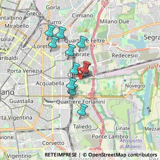 Mappa Via Tucidide, 20124 Milano MI, Italia (1.36818)