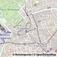 Mapa Milano