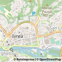 Mapa Ivrea