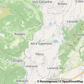 Mappa Val di Chy