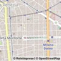Mapa Milano