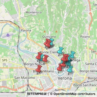 Mappa Via Quinzano, 37124 Verona VR, Italia (1.72667)