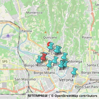 Mappa Via Quinzano, 37124 Verona VR, Italia (1.56231)